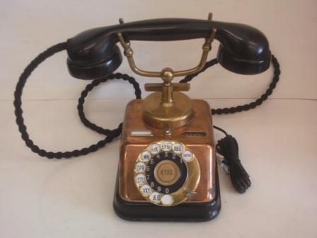 1930's Danish Phone BLACK